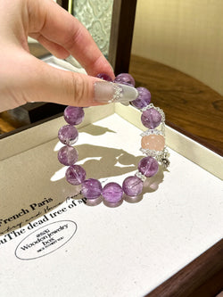 Amethyst Wisdom" Bracelet | Amethyst × Rose Quartz