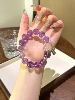 Amethyst Wisdom" Bracelet | Amethyst × Rose Quartz