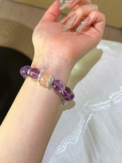 Amethyst Wisdom" Bracelet | Amethyst × Rose Quartz
