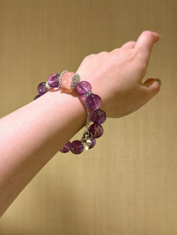 Amethyst Wisdom" Bracelet | Amethyst × Rose Quartz